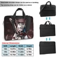 thumbnail image 2 of Harley Quinn Joker Laptop Bag Shoulder Portable Laptop Case Sleeve Chromebook Notebook Messenger Briefcase Adjustable Handbag For Women & Men, 2 of 8