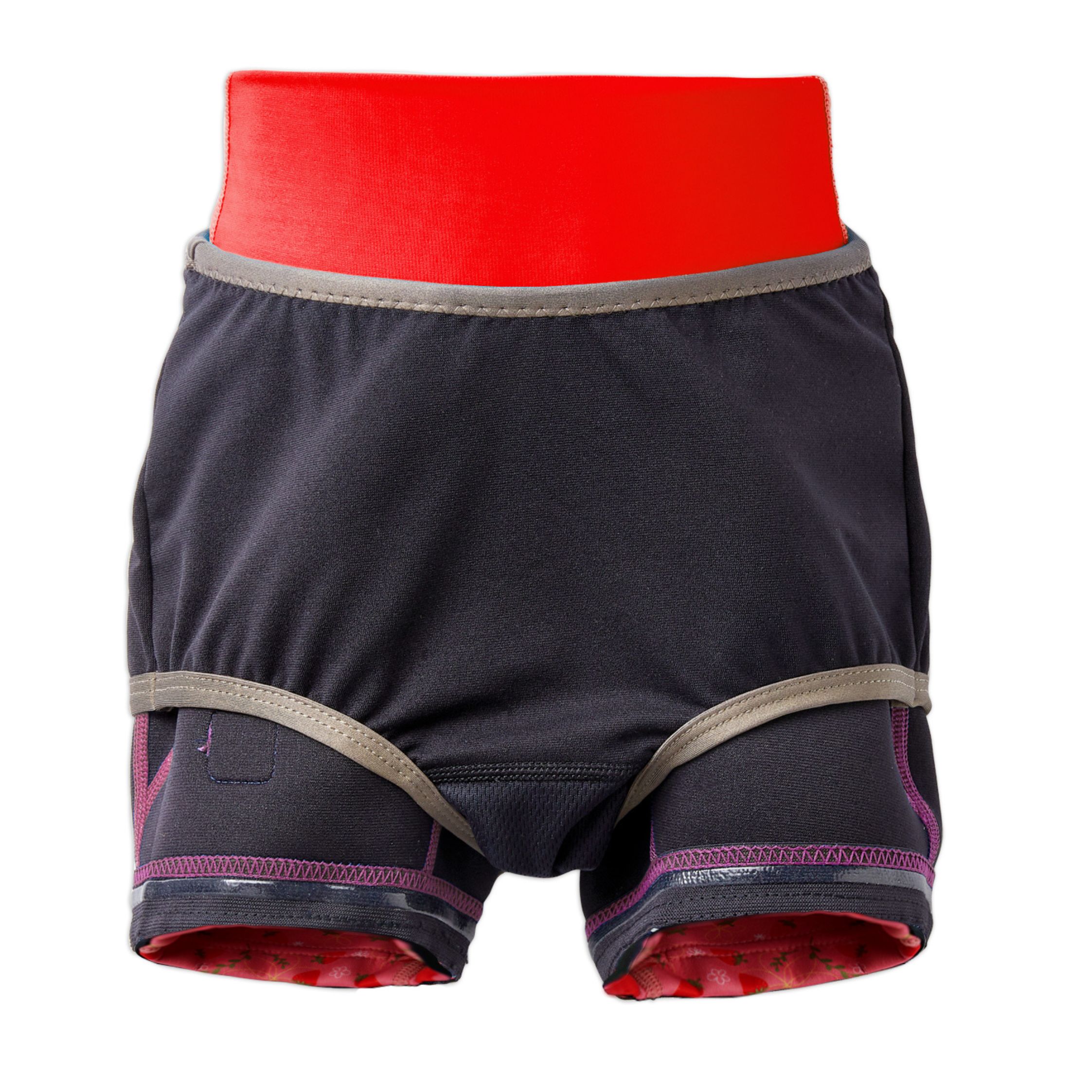 Splash About Splash Jammer Duo Swim Diaper Shorts, Strawberry Field, 2-3 Years