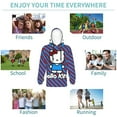 thumbnail image 7 of Hello Kitty Hoodie 3D Print Pullover Hooded Long Sleeve Sweatshirts Tops Blouse with Pocket for Boys Girls X-Large, 7 of 7
