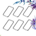 thumbnail image 5 of Ortofally Buckle Ring Metal Rings Strap Buckle Keeper DIY Accessories for Webbing Belts Shoes Bags Strap ( Silver ) 20pcs, 5 of 10