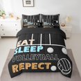 thumbnail image 2 of Erosebridal Cartoon Volleyball Bedding Full Comforter Set, Ball Sports Down Comforter, Teens, Reversible 7-Piece, 2 of 5