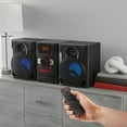 thumbnail image 3 of Onn. CD Stereo System 100W with Bluetooth and USB Charging, 3 of 12