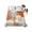 Burnt Orange Gray White, variant on Full Flat Sheet 81"x96", Burnt Orange Soft Lightweight Bedding Flat Sheets Only, Modern Geometric Grey Oil Painting Abstract Brushed Microfiber Top Bed Sheet, Breathable StainResistant Bedsheets