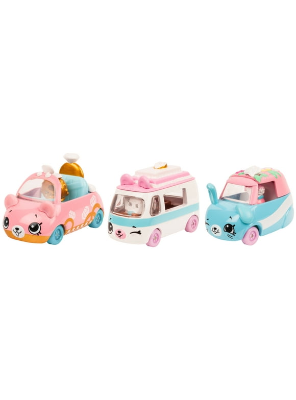 Shopkins Cutie Cars 3-Pack, Wedding Wheels
