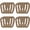 Khaki, variant on 16 Pack Tactical Carabiners Keychain D Rings Spring Snap Gear Clip Utility Hooks Backpack Hanging Buckle Travelling for Camping