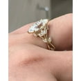 thumbnail image 4 of SOLITAIRE JEWELS 2Ct Marquise Cut Moissanite Diamond Engagement Twisted Band Ring 18K Yellow Gold, 4 of 6
