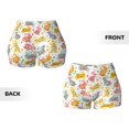 thumbnail image 6 of Yiaed Boho Bunny Print Women's Athletic Shorts Running Shorts Sporty Short High Waisted Elastic Workout Shorts for Yoga Gym Running & Sports -Medium, 6 of 6