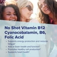 thumbnail image 5 of Superior Source No Shot Vitamin B-12 Cyanocobalamin 1000 mcg, B-6, Folic Acid 800 mcg - Support Brain & Heart Health - Aids Natural Energy Levels - 60 Sublingual Dissolving Tablets, 5 of 8