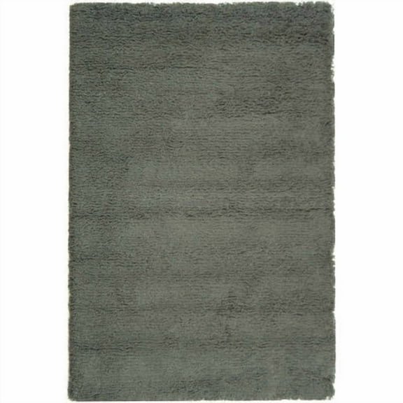 SAFAVIEH Harvey Solid Plush Shag Area Rug, Charcoal, 4' x 6'
