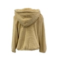 thumbnail image 4 of PVCS Femmes Chaud Veste de Faux Manteau d'Hiver Fermeture Éclair Solide Sweat à Manches Longues, 4 of 4