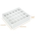 thumbnail image 2 of Mainstays 24 Compartment Drawer Organizer for Adult. Foldable Cabinet Closet Organizers and Storage Boxes for Storing Socks, Underwear, Ties, 2 of 6