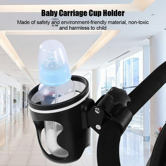 Qiilu Baby Carriage Cup Holder Bottle Rack for Pushchair Stroller Child Trolley Accessories, Stroller Bottles Rack, Stroller Bottles Rack for baby