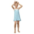 thumbnail image 4 of Baywell Mommy and Me Pajama Dress | Polka Dot Sleeveless Cami Sleepwear | Ruffle Hem Nightdress for Women Girls, 4 of 8
