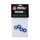 thumbnail image 3 of Bewildely 4 Uds 1/5 rueda de montaje hexagonal RC pieza de actualización adaptador fuerte de aleación de aluminio para XMAXX RC pieza de coche Kits de construcción modelo Azul oscuro, 3 of 5