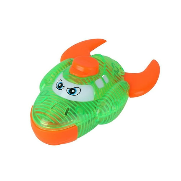 Juguete de baño para niños con inducción de animales de pato tortuga de dibujos animados azul