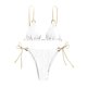 thumbnail image 1 of Conjuntos de bikinis sólidos de encaje de cintura alta dividida para mujer OAVQHLG3B Store  lin121212, 1 of 4