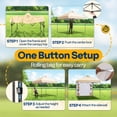 thumbnail image 3 of SPECSTAR 10'x10' Pop-up Canopy, One Push Set-up Tent with 1 Sidewall for outside, Beige, 3 of 10