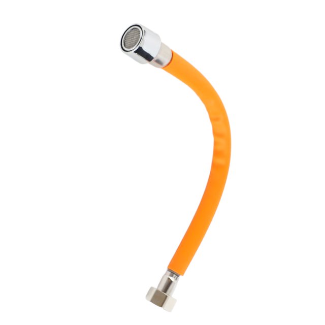Faucet Extension Tubes, Universal G1/2 Interface 360 Degrees Free Bending Splash Proof Flex Hoses Extension