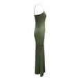 thumbnail image 3 of Jxzom Women Sleeveless Fish Tail Maxi Dress Spaghetti Strap Bodycon Long Dress Party Clubwear, 3 of 5