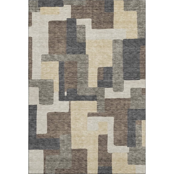 Dalyn Rugs Premium Machine Washable Mayfield AMF740 Chocolate 8' x 10' Rug