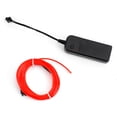 thumbnail image 2 of EL Wire 16.4ft/5m 3V Portable Battery Powered Neon Lights Strip Glowing Rope Lights DIY Decoration For Parties Halloween, 2 of 7