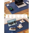 thumbnail image 3 of TopMade Mouse Pad with 15W Wireless Charging, XXL Large Leather Desk Mat, Waterproof Gaming Mousepad Home Office Desk Pad Protector, Computer Keyboar, 3 of 7
