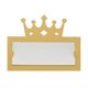thumbnail image 1 of KAKOWELY 50 tarjetas de lugar con forma de corona para fiesta de cumpleaños, tarjetas de mesa con nombre para boda, tarjetas reservadas para banquetes y arreglos de mesa., 1 of 4