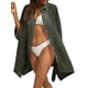 thumbnail image 4 of Txlixc Camisa de playa informal para mujer, textura de lunares, manga 3/4, cubierta suelta transparente Txlixc  Sexy, 4 of 6
