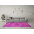 thumbnail image 3 of Ahgly Company Indoor Rectangle Medallion Pink Traditional Area Rugs, 2' x 5', 3 of 4