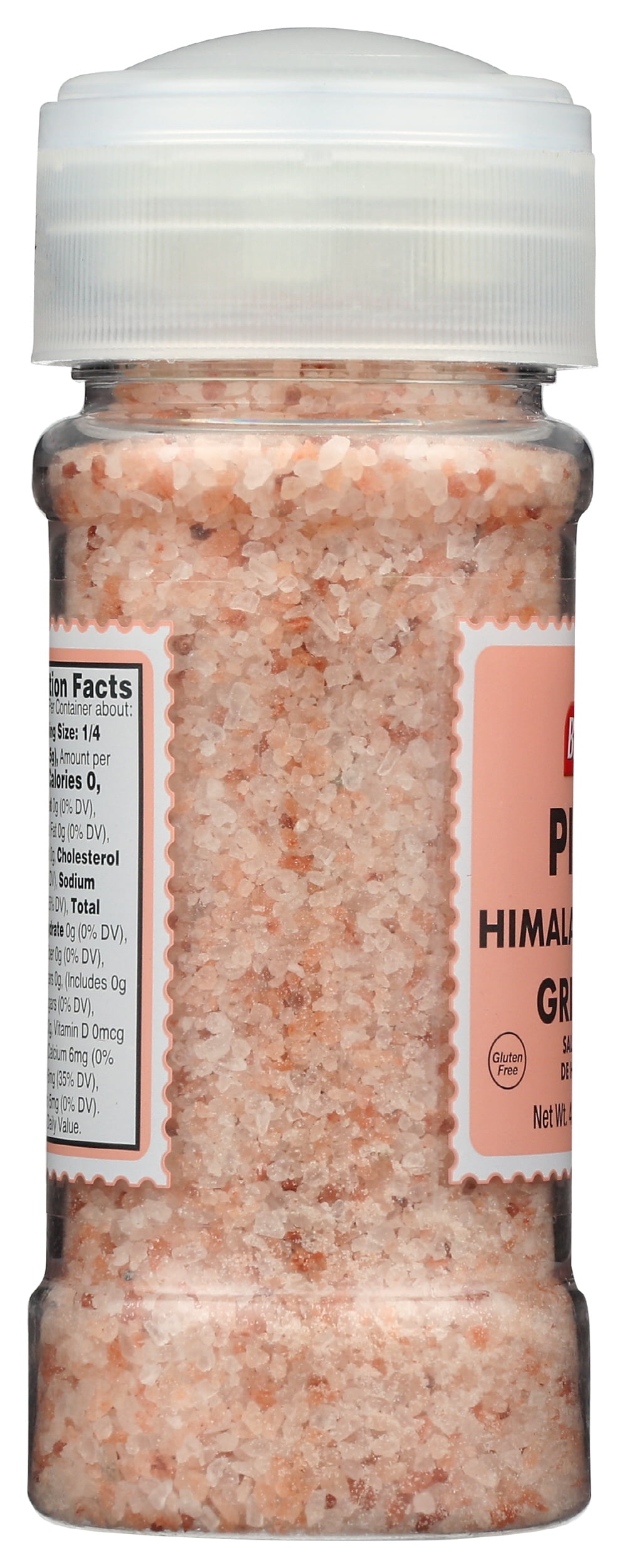 Pack of 8, Badia Pink Himalayan Salt Grinder, 4.5 oz