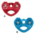 thumbnail image 4 of Zip Line Cable Pulley Mountaineering Double Speed Rope Aluminum Alloy Pulleys Rescue Outdoor Accessories Extreme Sports Supplies Blue, 4 of 9