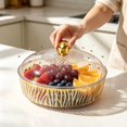 thumbnail image 5 of Clear Candy Bowl with Secure Lid, Large Transparent Fruit Serving Bowl, Food Grade Storage Container for Snacks, Cookie, Coffee Table Home Decor, 5 of 6