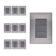 thumbnail image 1 of Placa Armada Inoxidable Ciega Oxford 10 Pzs gris 12cm, 1 of 4