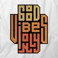 thumbnail image 2 of Good Vibes Only T-Shirt | Positive Vibes White Tee Gift, 2 of 5