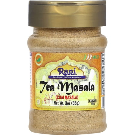 Rani Tea (Chai) Masala Indian Spice Blend 3oz (85g) PET Jar ~ All Natural | Vegan | Gluten Friendly | Salt & Sugar Free | NON-GMO | Kosher | No Colors | Indian Origin