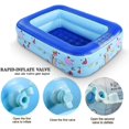 thumbnail image 5 of Inflatable Kiddie Pool 45x33x14 Inches with Soft Floor for Kids Indoor Outdoor Fun, 5 of 7