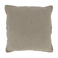 thumbnail image 1 of Saro 4835.T17SP Coussin Carré Design Texturé 17 Po. avec Rembourrage en Poly, Taupe, 1 of 1