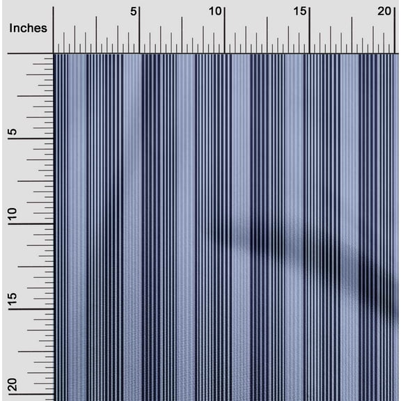 oneOone Organic Cotton Poplin Twill Fabric Multicolor Stripe Print Fabric By Yard 42 Inch Wide