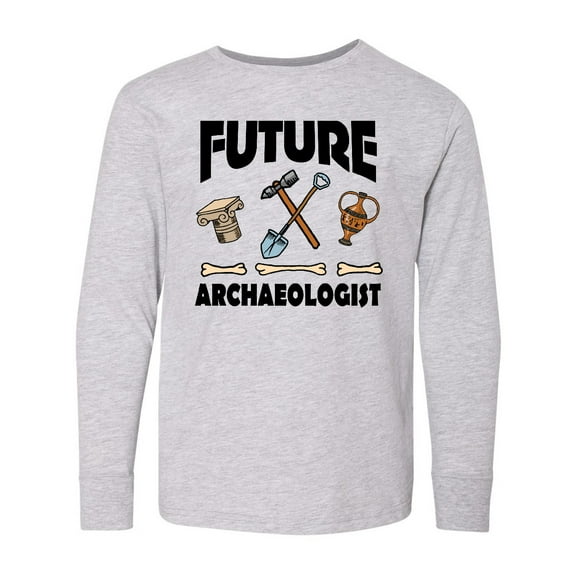Inktastic Historian Future Archaeologist Long Sleeve Youth T-Shirt