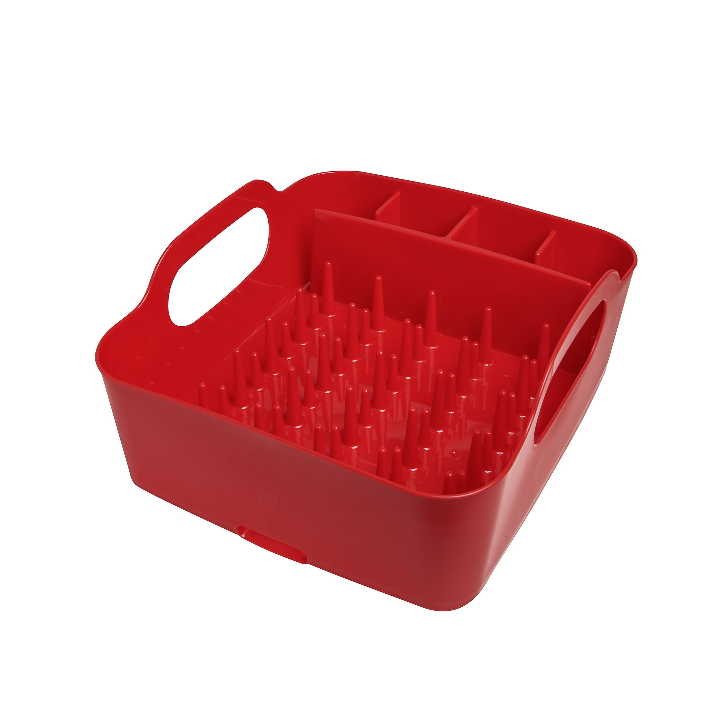 Umbra Tub Kitchen Dish Drying Rack Red Walmart