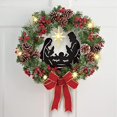 thumbnail image 1 of Guirnaldas navideñas Acrílico Durable Floral Guirnaldas navideñas para decoración interior al Puerta de de San Valentín perfecl Guirnalda floral, 1 of 8