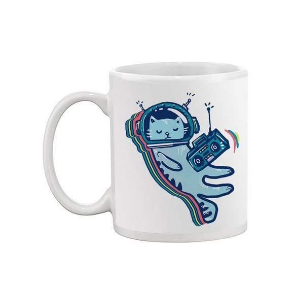 Astronaut Cat With A Jukebox Mug  -Image by Shutterstock,