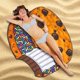 thumbnail image 4 of Toalla De Playa Con Estampado De Patatas Fritas, Hielo Y Frutas, 4 of 4
