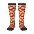 thumbnail image 2 of Lsque Red Cars Printed Crew Socks Men's Women's LightWeight Thin Casual Calf Socks ,Knee High Socks,Cotton Socks, 2 of 9