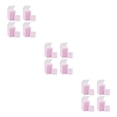 thumbnail image 1 of Vogacara Juego de 4 toallitas limpiadoras de uñas suaves y absorbentes para una manicura fácil y profesional, limpieza sencilla rosa Type1 NO1, 1 of 6
