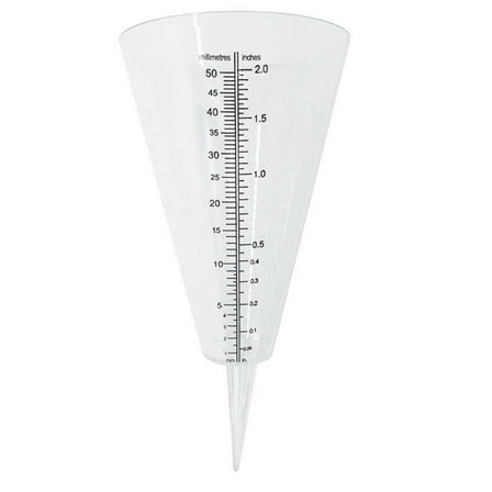 Rain Gauge, 1pc, Garden Rainfall Ground Precipitation Measurement, Plastic, 1, Garden Weather Tool, Outdoor Precipitation Meter, Gardening Tool