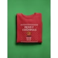 thumbnail image 3 of Merry Swishmas Sweatshirt Men -Smartprints Designs, Male Small, 3 of 4