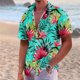 thumbnail image 2 of Hawaiian Shirt For Men, Men's Vintage Button Down Bowling Shirts Short Sleeve Summer Beach Shirt 3XL, 2 of 5