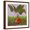 Brown Frame, variant on Art.com Veggie Garden IV Stretched Canvas Print Wall Art by Mehmet Altug, 16" x 16"
