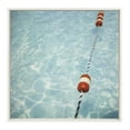 thumbnail image 2 of Kate and Laurel Sylvie Ropes Framed Canvas Wall Art by Alicia Bock, 30x30 White, Public Pool Photography Art for Wall, 2 of 6